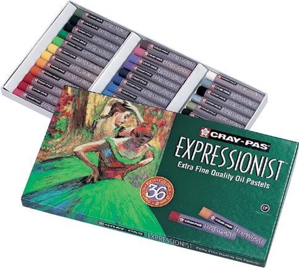 Sakura cray-pas expressionistische set 36 oliepastels
