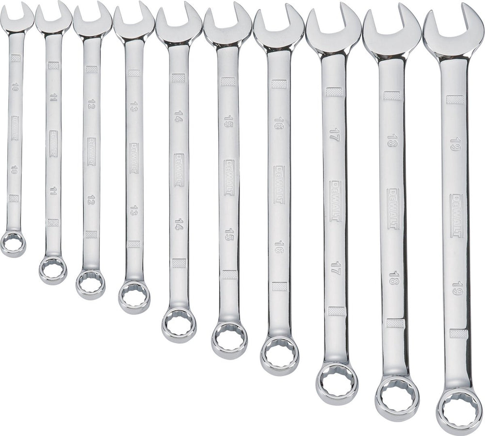 Dewalt dwmt19227-1 ring-steeksleutelset 10-delig sleutelbreedte (metrisch) 10 - 19 mm