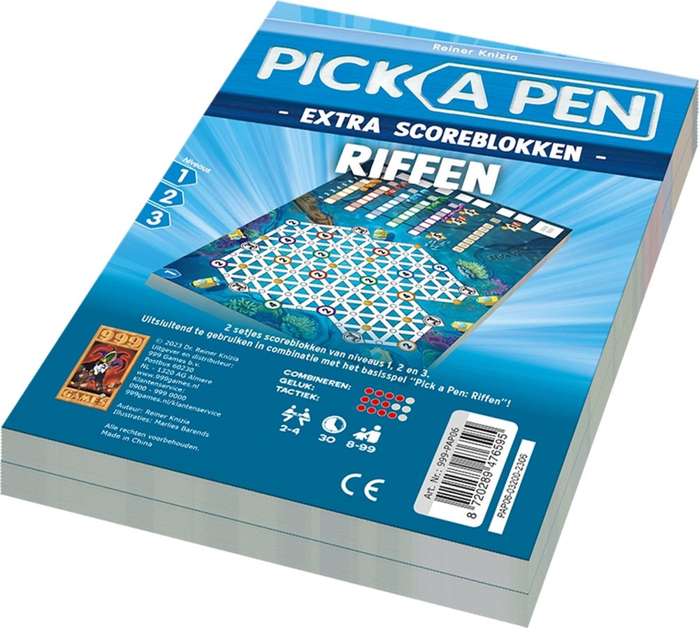 999spellen 999 spellen kies een pen riffen scoreblokken, 2e.
