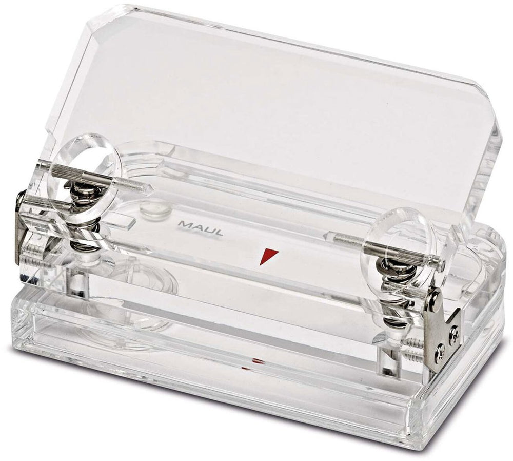 Maul perforator variabel acryl 10.7 x 6.3 x 6.9 cm transparant
