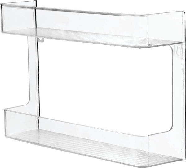 Idesign - linus wand kruidenrek - kunststof - transparant