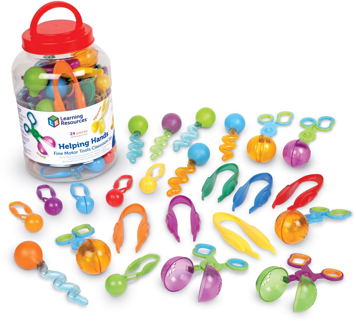 Learning resources helping hands™ fine motor tools klaslokaal set - 3+