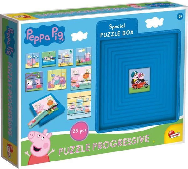Lisciani - peppa pig - puzzel - progressief