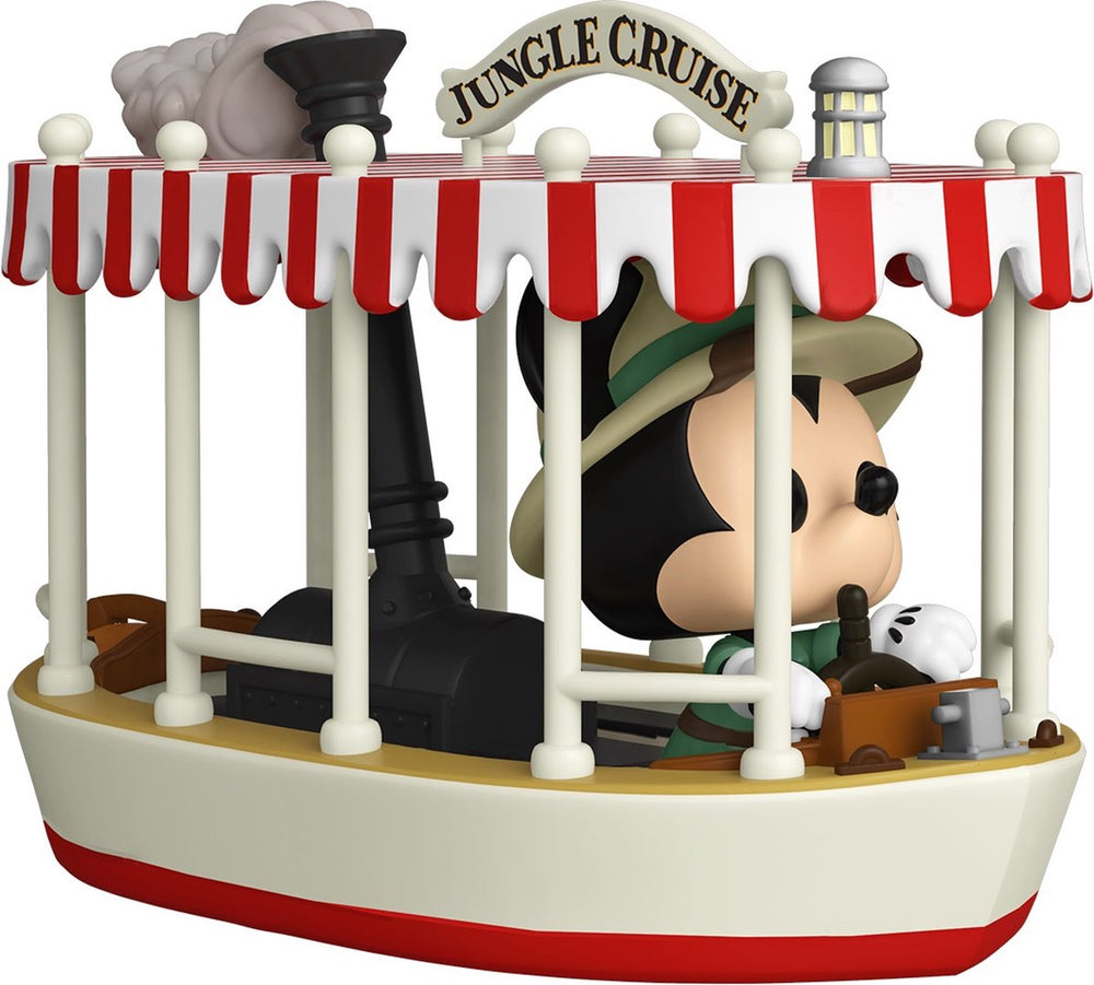 Disney funko jungle cruise verzamelfiguur pop! rides skipper mickey with boat 15 cm multicolours