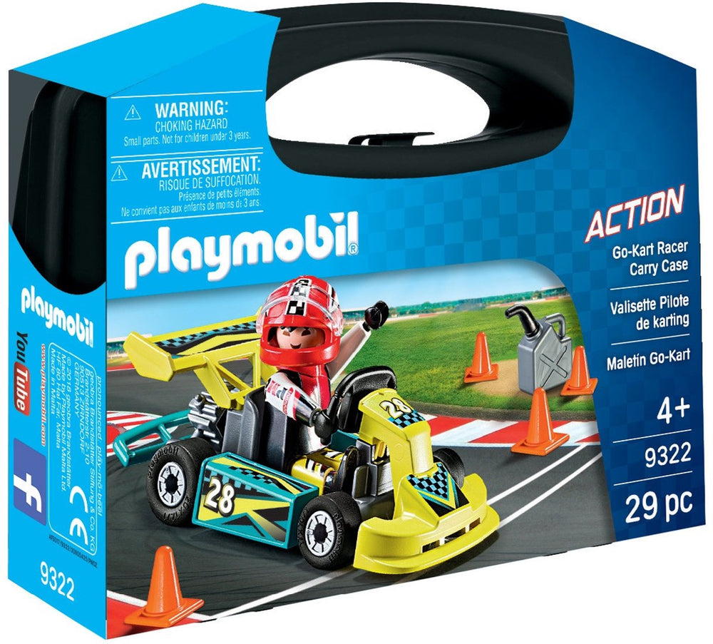 Playmobil playset city action go kart 9322 - speelfiguur