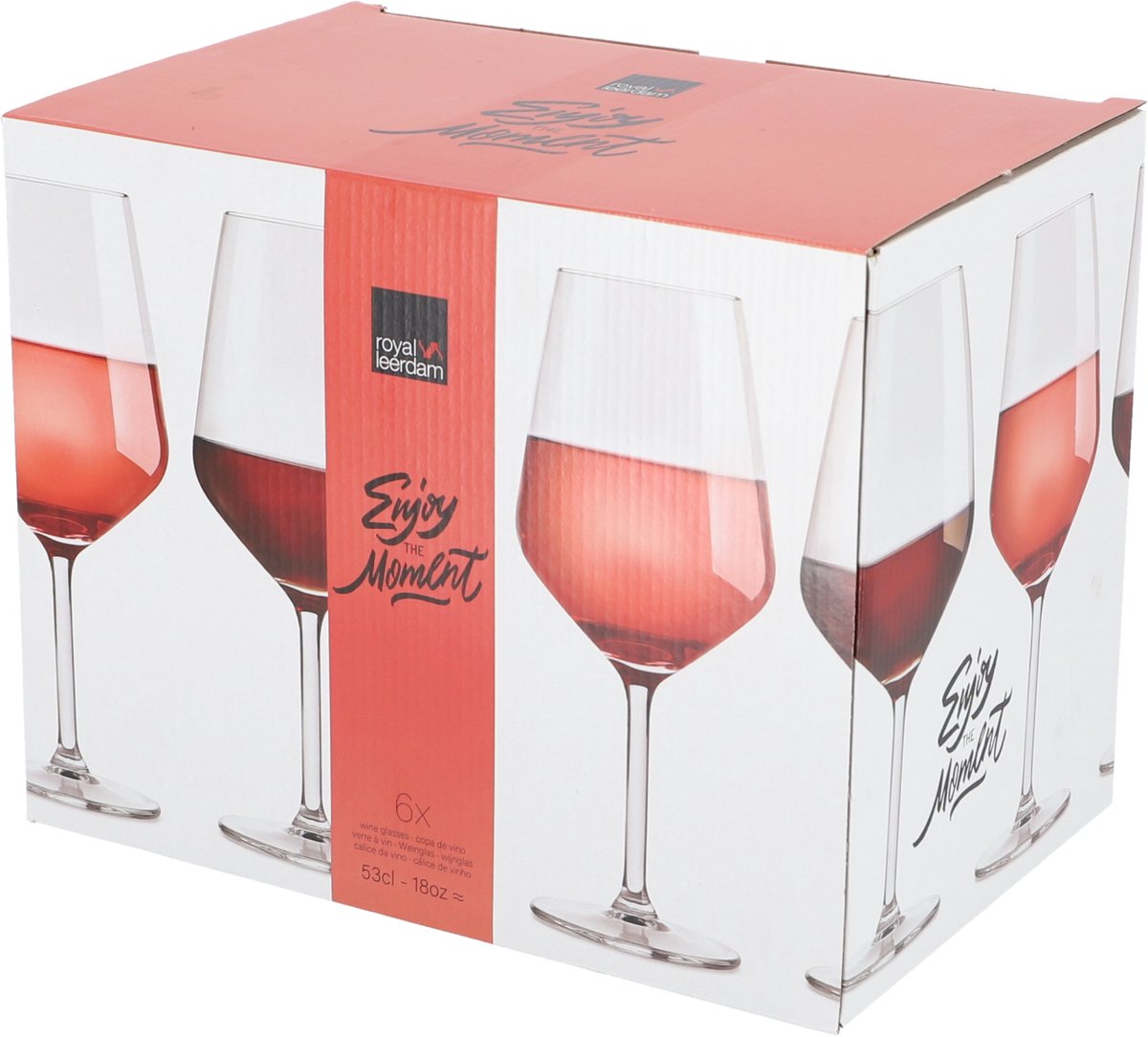 Royal leerdam wijnglazen – set van 6 (53 cl)