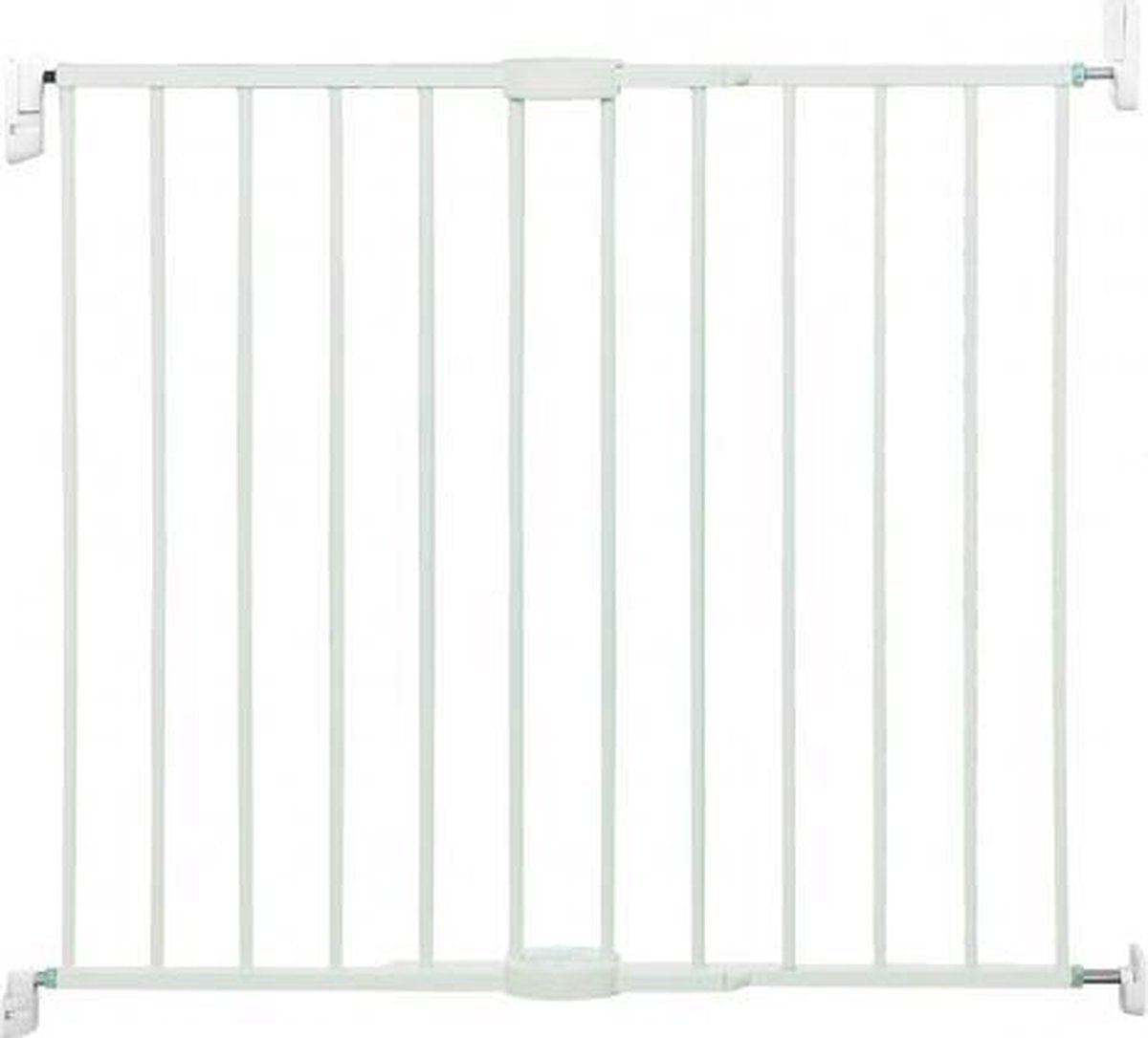 Munchkin metalen schroefhekje - traphek met boren - veiligheidshek met muurbevestiging - 64.5 tot 102cm - verstelbaar aan de boven- en onderkant - wit