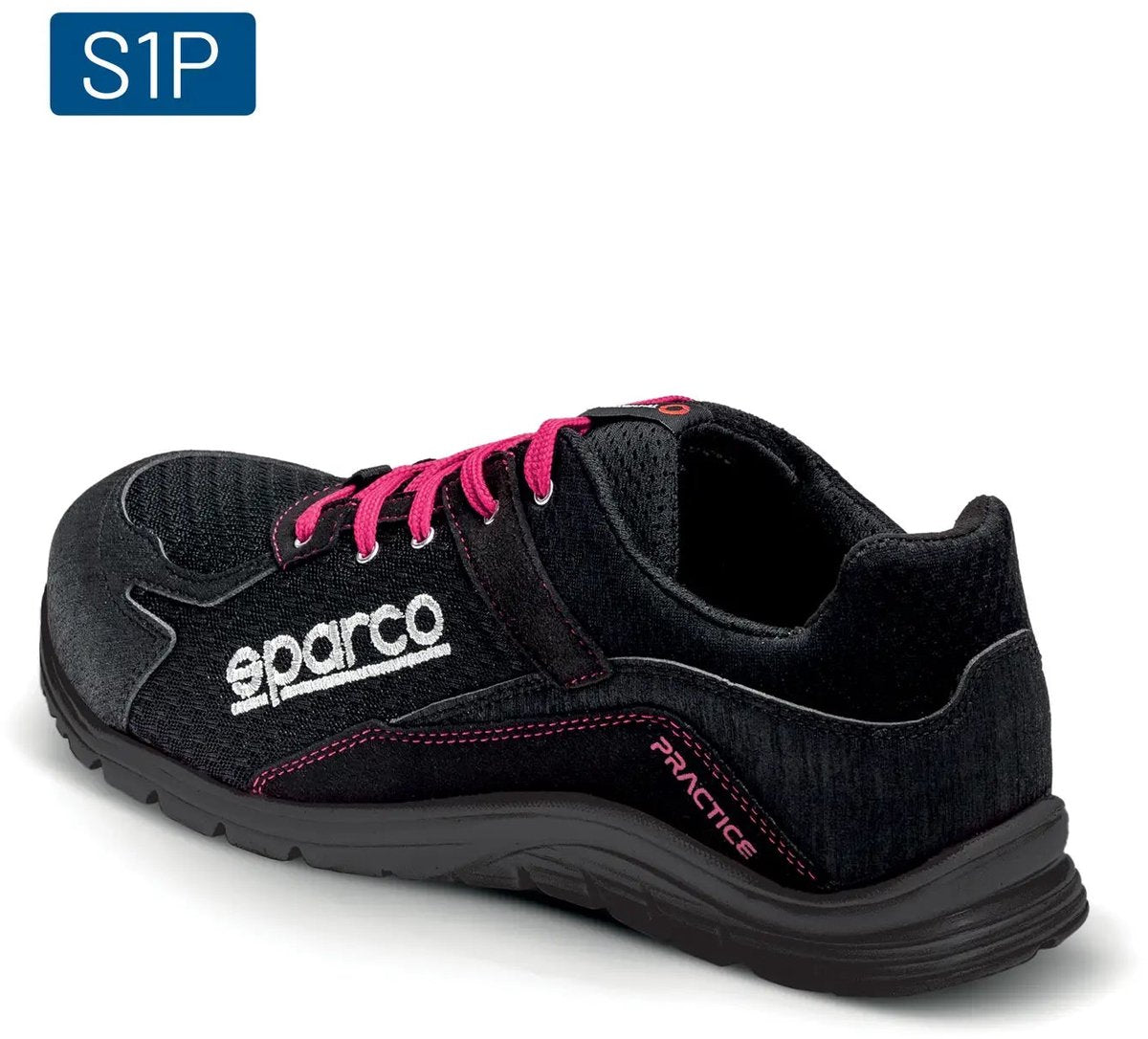Sparco safety shoes practice black pink