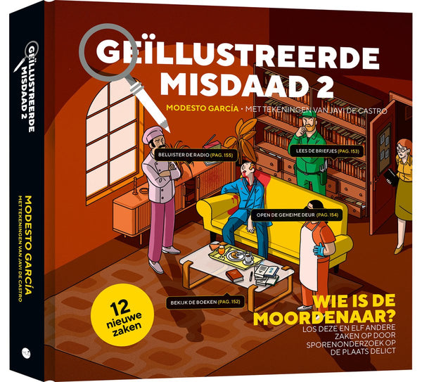Geïllustreerde misdaad 2 volwassene.