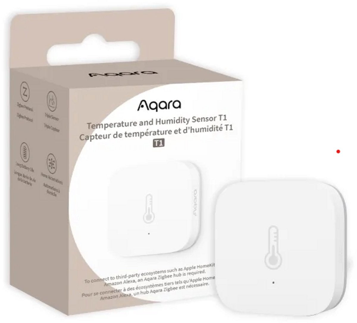 Aqara - temperatuur en vochtigheid sensor t1 - wit