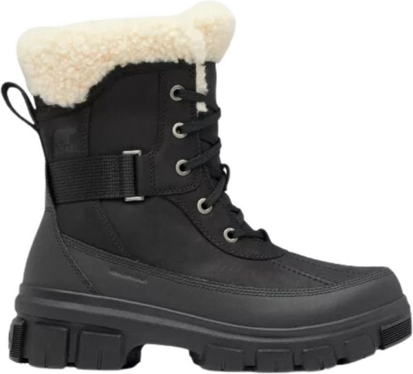 Sorel torino™ v parc wp dames snowboots - black, sea salt 39
