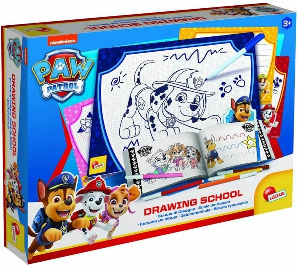 Lisciani paw patrol drawing school