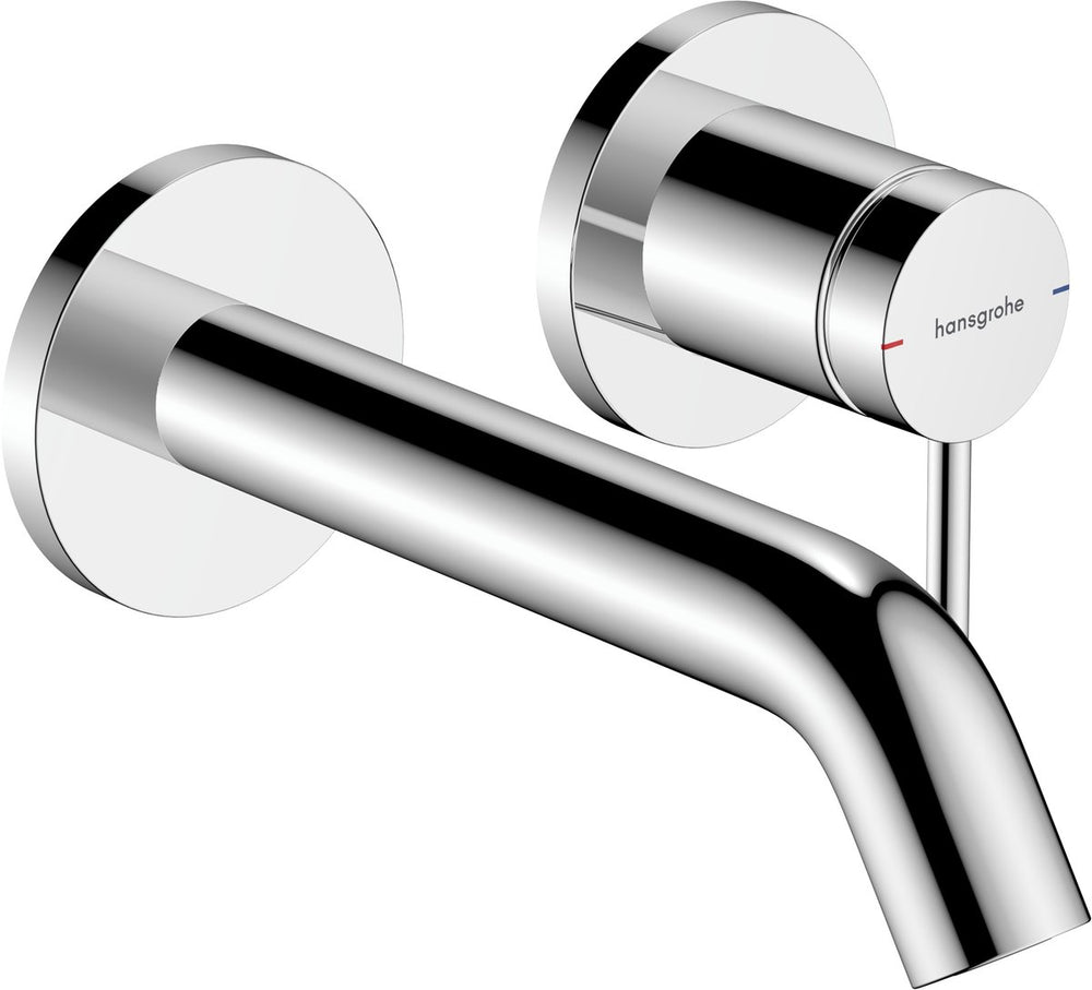 Hansgrohe tecturis s - inbouw wastafelkraan - voor wandmontage - ééngreeps bediening - 16,5 cm uitloop - chroom