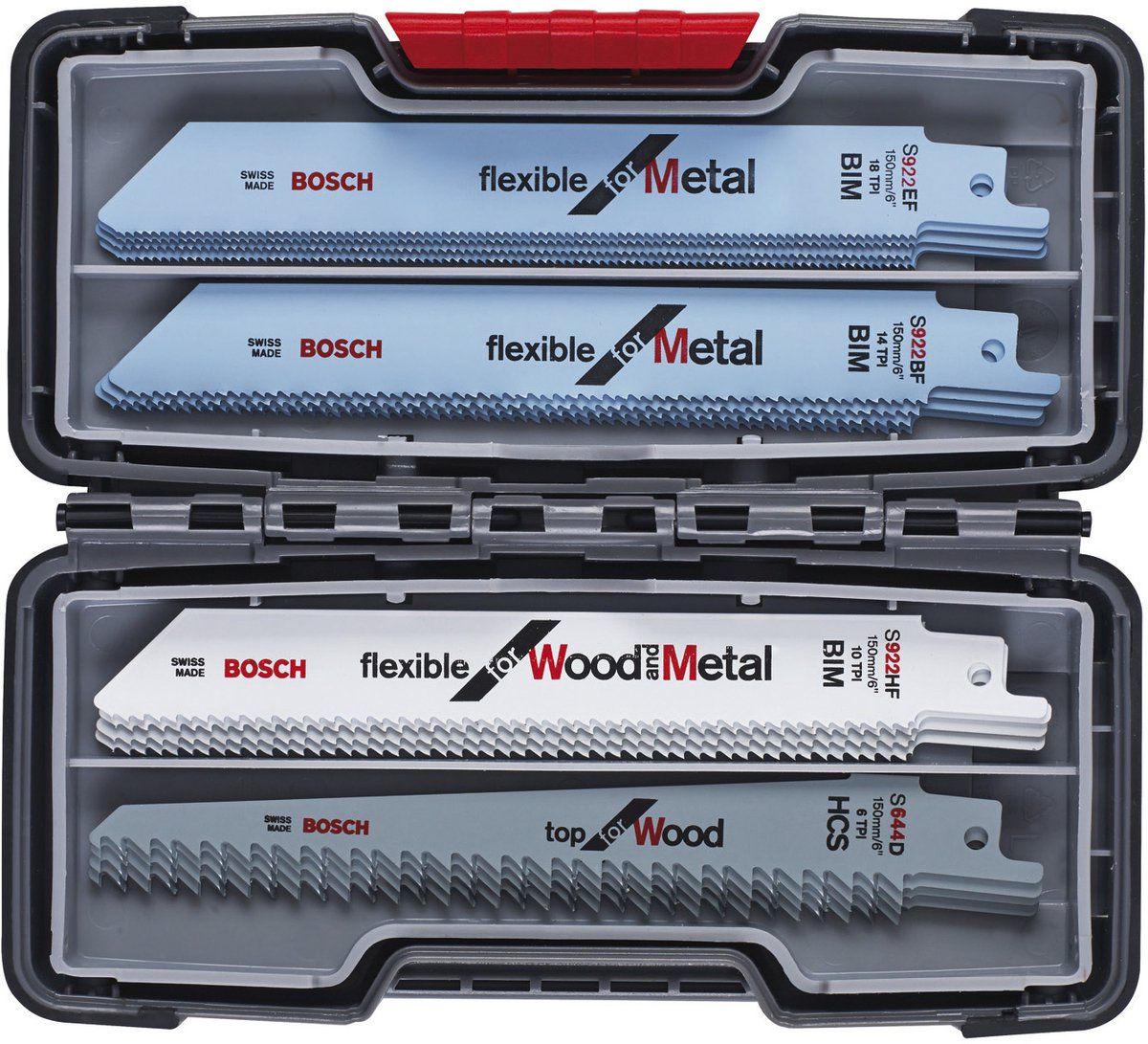 Bosch accessoires bosch zaagbladen recipro 20pc toughbox top