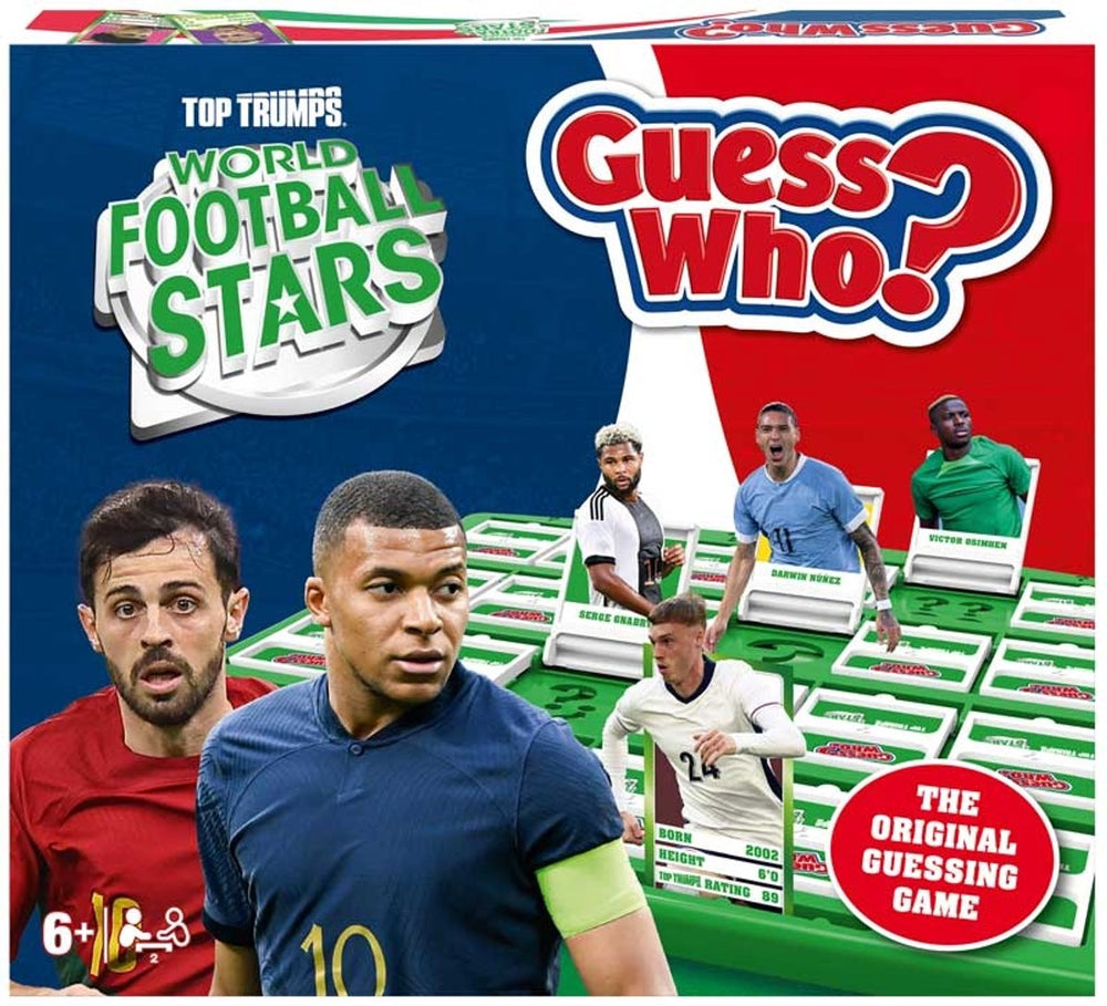 Hasbro guess who - world football stars (engelstalig)