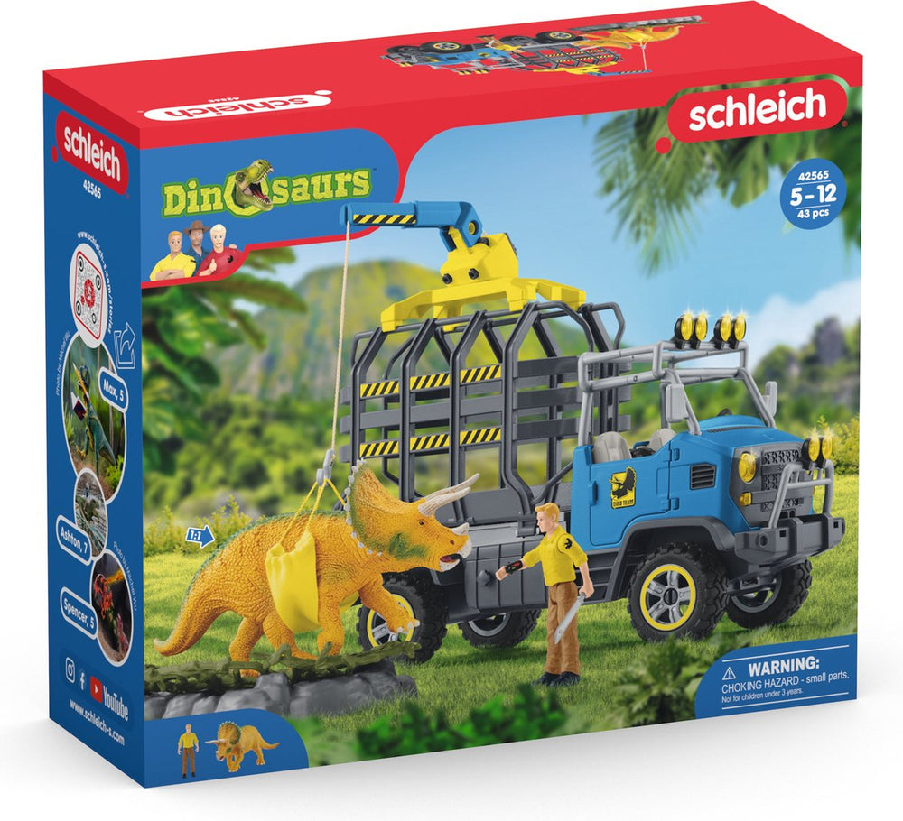 Schleich DINOSAUREN Truckmissie 42565