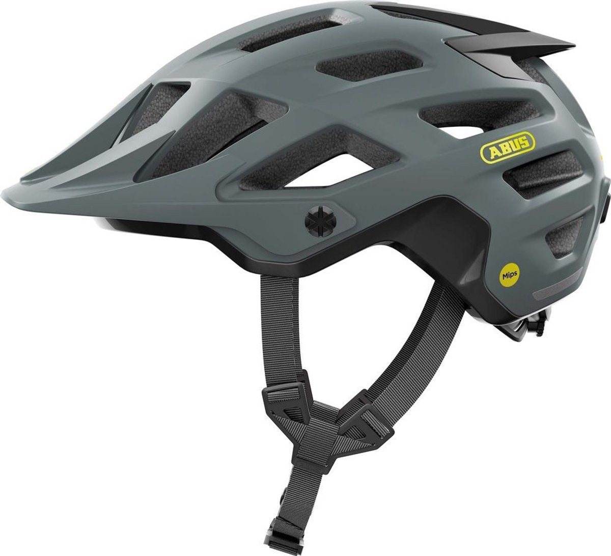 Abus fietshelm moventor 2.0 mips concrete grey s - 51-55 cm - grijs - geschikt voor gebruik op mountainbikes - 335 g s