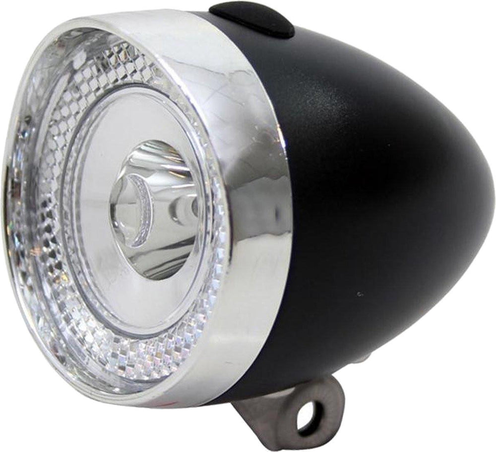 Union koplamp UN-4955 Retro mini batterij zwart op kaart