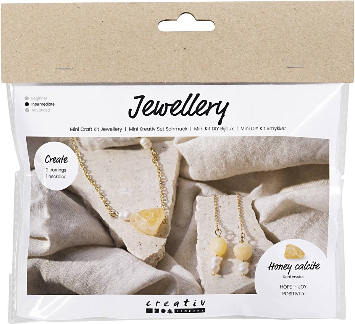 Creative company https: www.cchobby.nl mini-hobbyset-sieraden-honingcalciet-ketting-en-oorbellen-1-doos