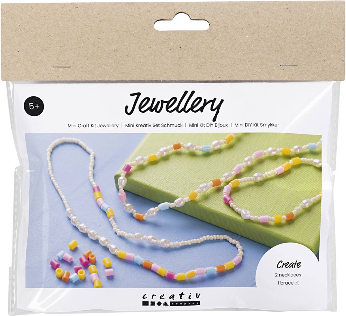 Creativ company https: www.cchobby.nl mini-hobbyset-sieraden-halskettingen-en-armband-diverse-kleuren-1-doos