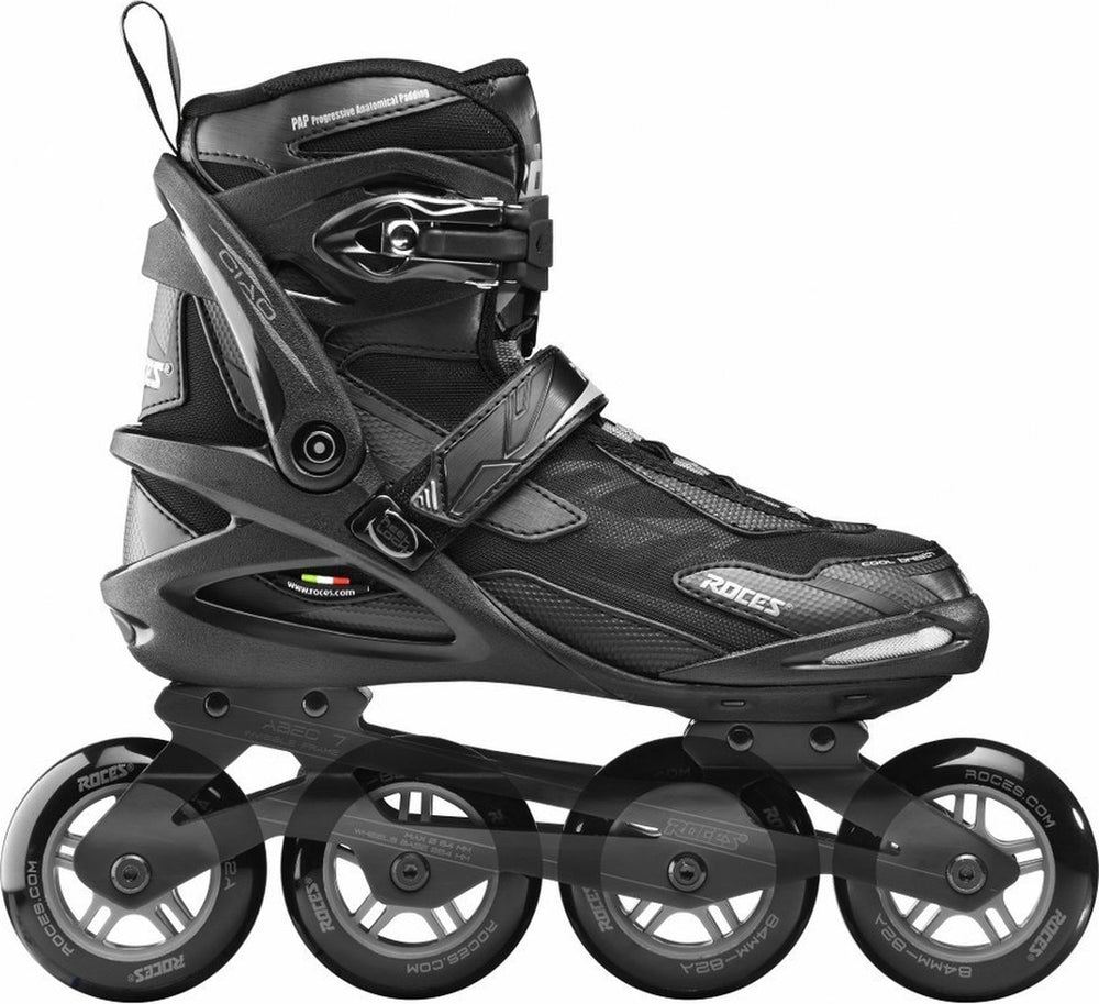 inlineskates Ciao polypropyleen 82A Abec-7 zwart maat 37