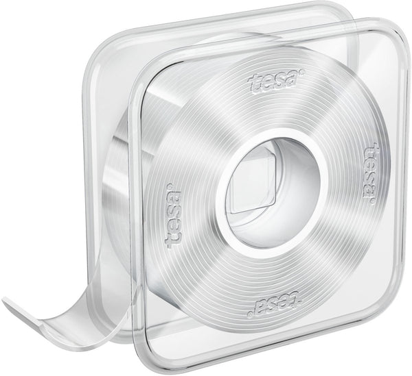 Tesa nano tape transparant dubbelzijdig verwijderbaar herbruikbaar weerbestendig – 3m x 30mm