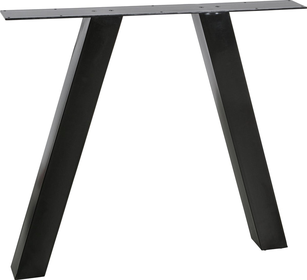 Woood tablo utrecht poot kd 1 stuks - metaal - zwart - 72x79x10