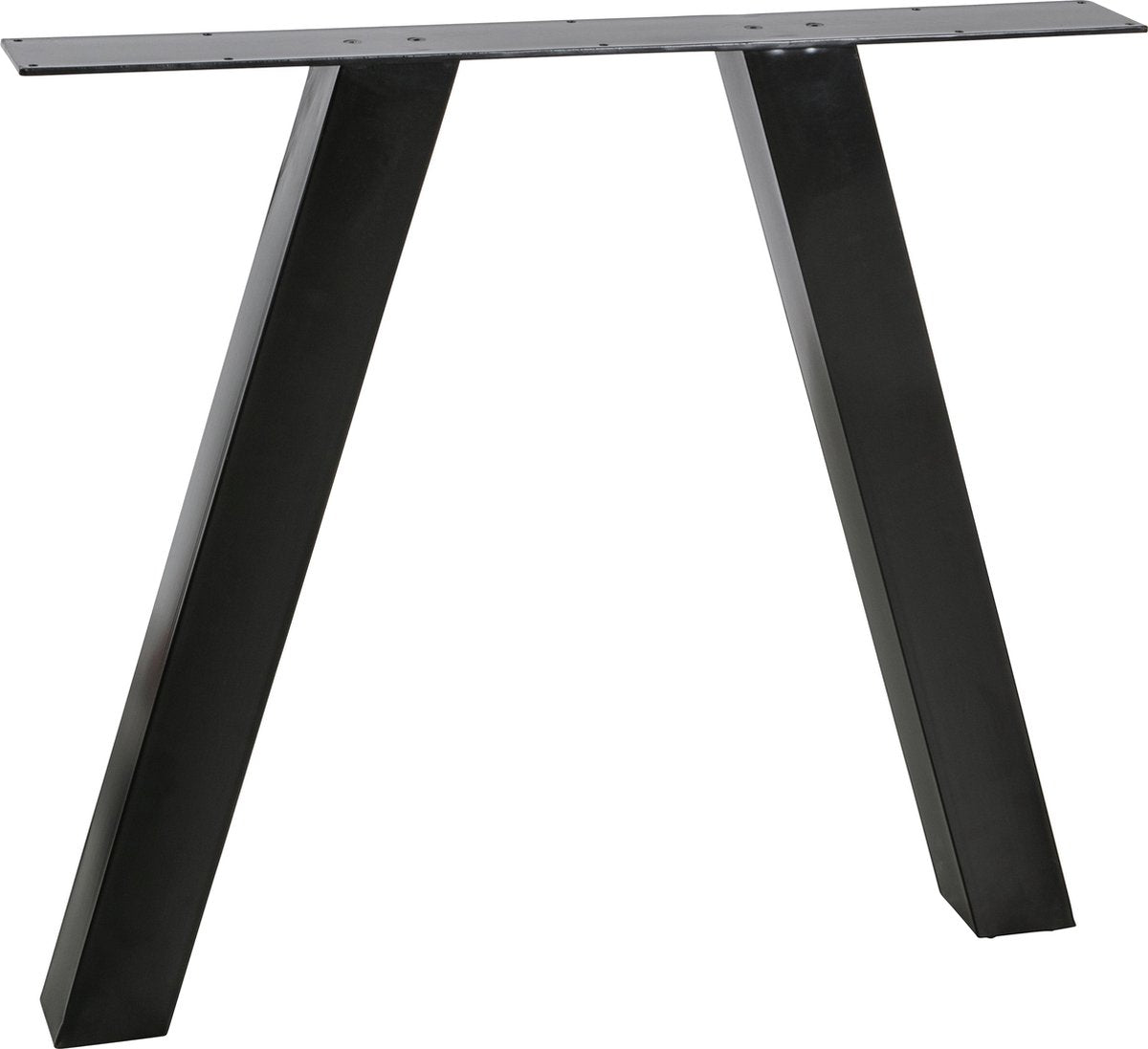 Woood tablo utrecht poot kd 1 stuks - metaal - zwart - 72x79x10