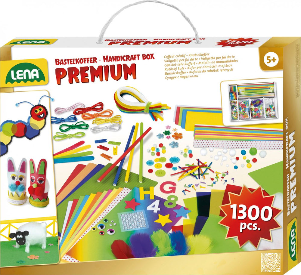 Lena knutselset premium junior - 1300 knutselproducten - vanaf 5 jaar