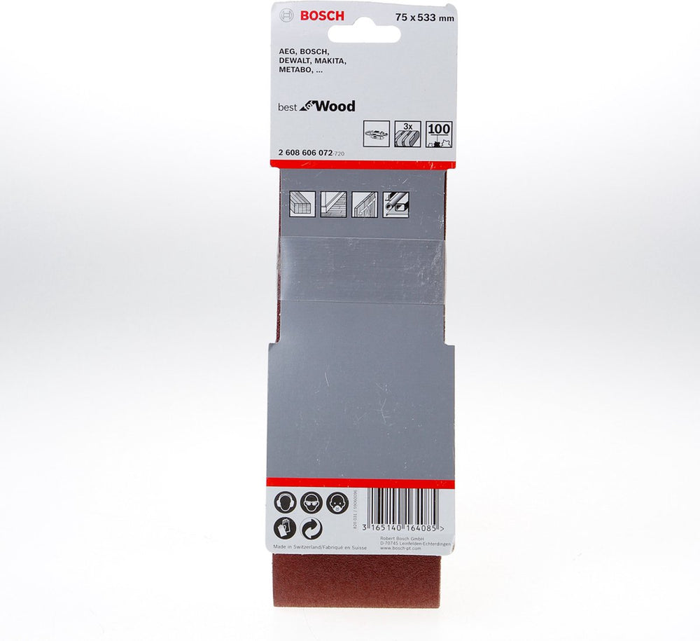 Bosch 3 banden 75x533 best wood+paint, 100