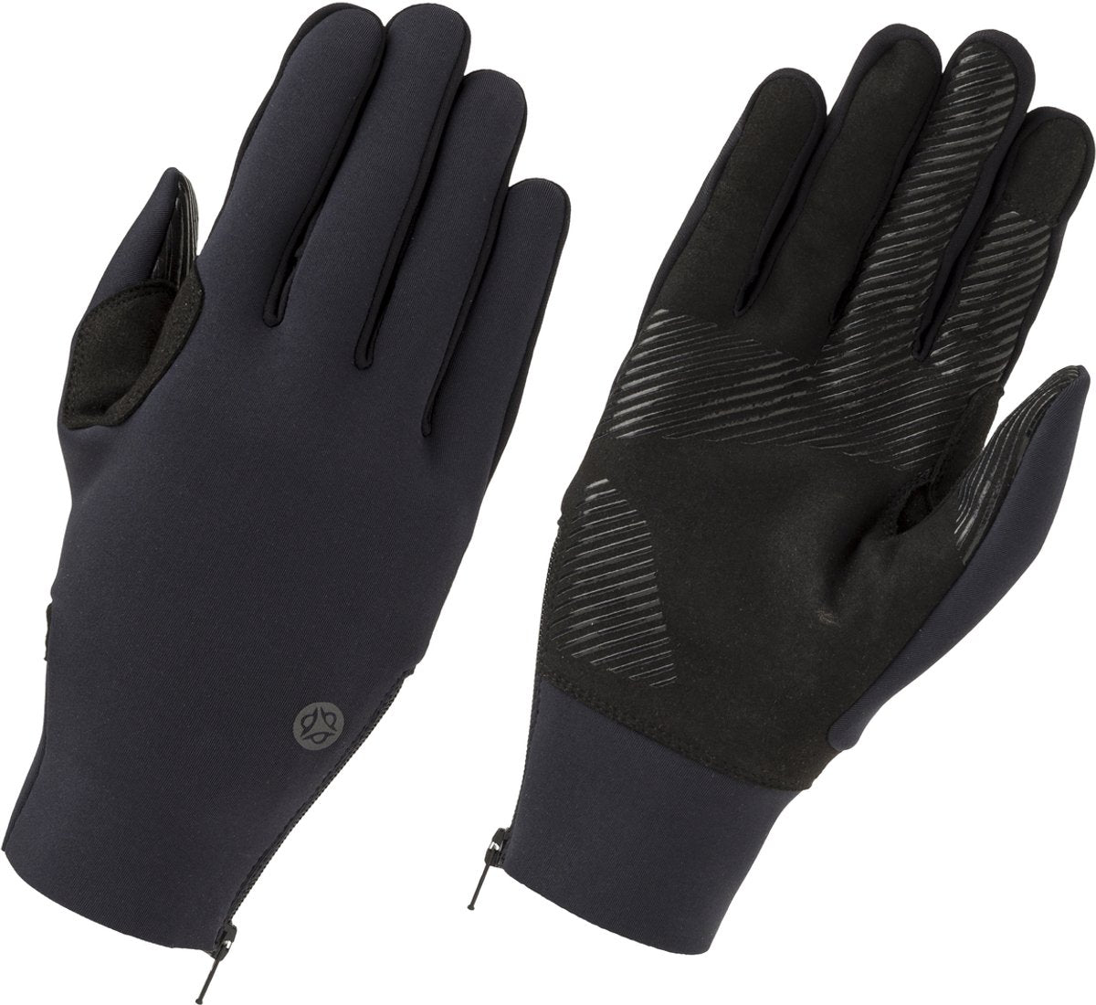 Agu neoprene light handschoenen lange vingers essential rits - zwart - m