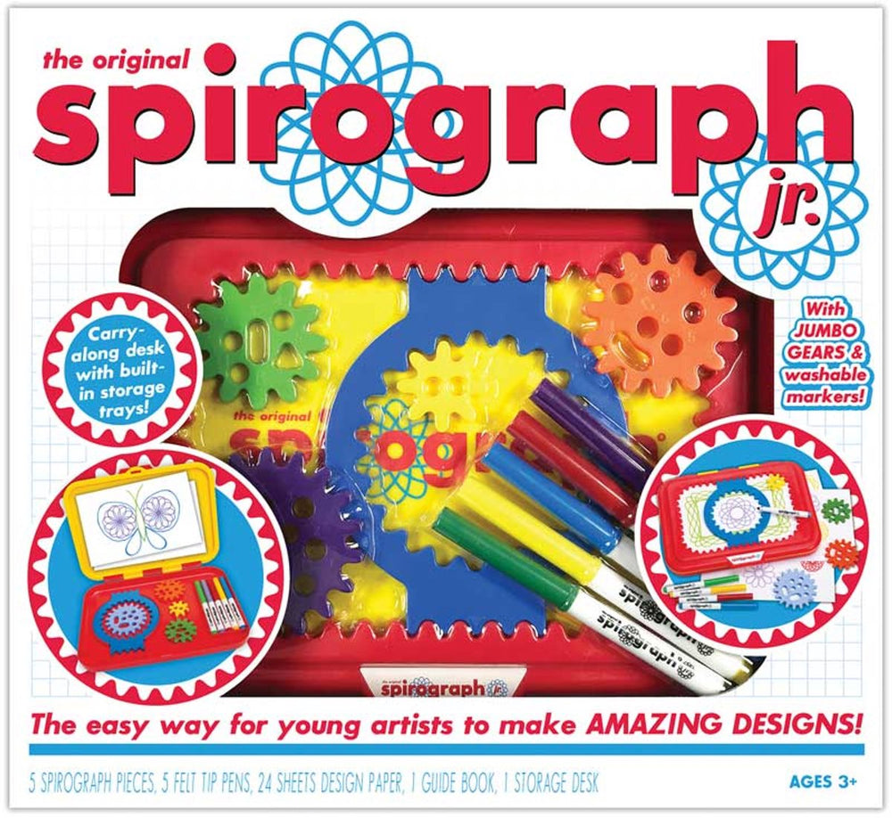 Spirograph junior creatief tekenset - voor kinderen vanaf 3 jaar - stimuleert creativiteit