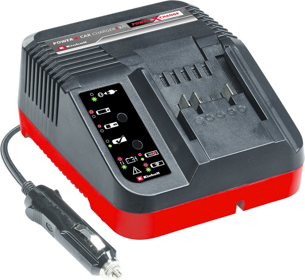 Einhell autolader - power x-change - 12 v - laadstroom: 3a - beschermingselektronica voor de autoaccu - geschikt voor alle power x-change accu's