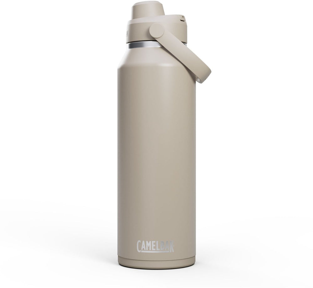 Camelbak thrive chug drinkfles - 1,2 l - rvs - met draaidop - isolatie waterfles - beige