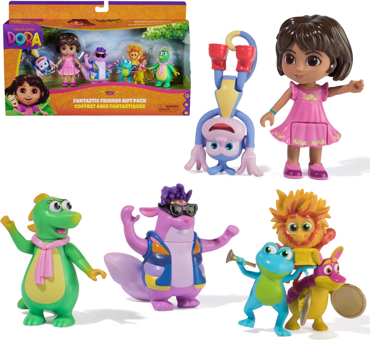 Dora de explorer spin master dora the explorer speelgoedfiguren 5-pack multicolor.