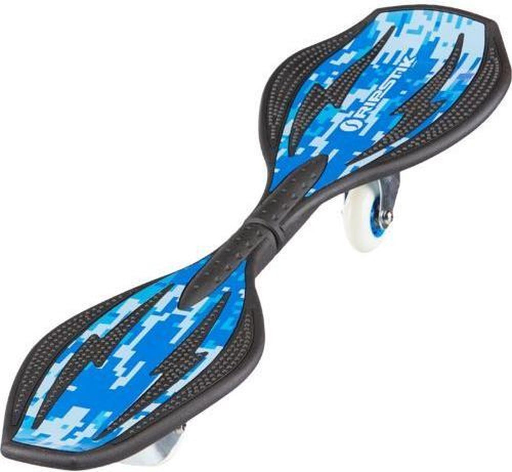 Razor ripstik air pro - waveboard - camo blauw special edition - lichtgewicht - zelfcentrerende wielen - 360° casters - voor kinderen en volwassenen - vanaf 12 jaar