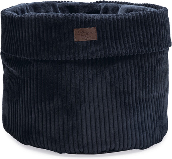 Designed by lotte kattenmand ribbed antraciet 50 x 50 x 35 cm - kat