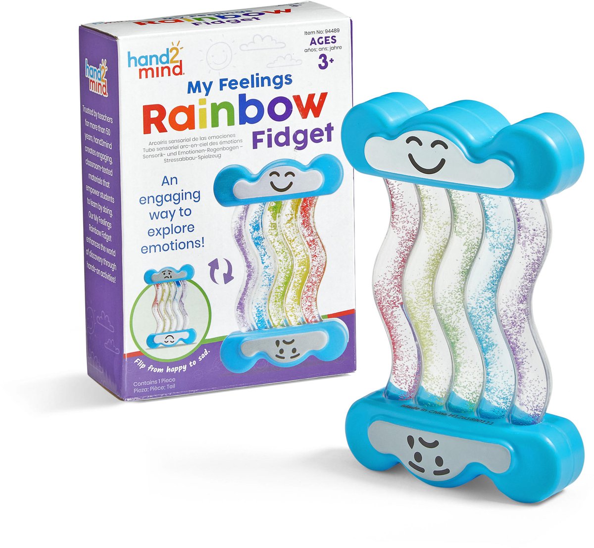Learning resources my feelings rainbow fidget - 3+