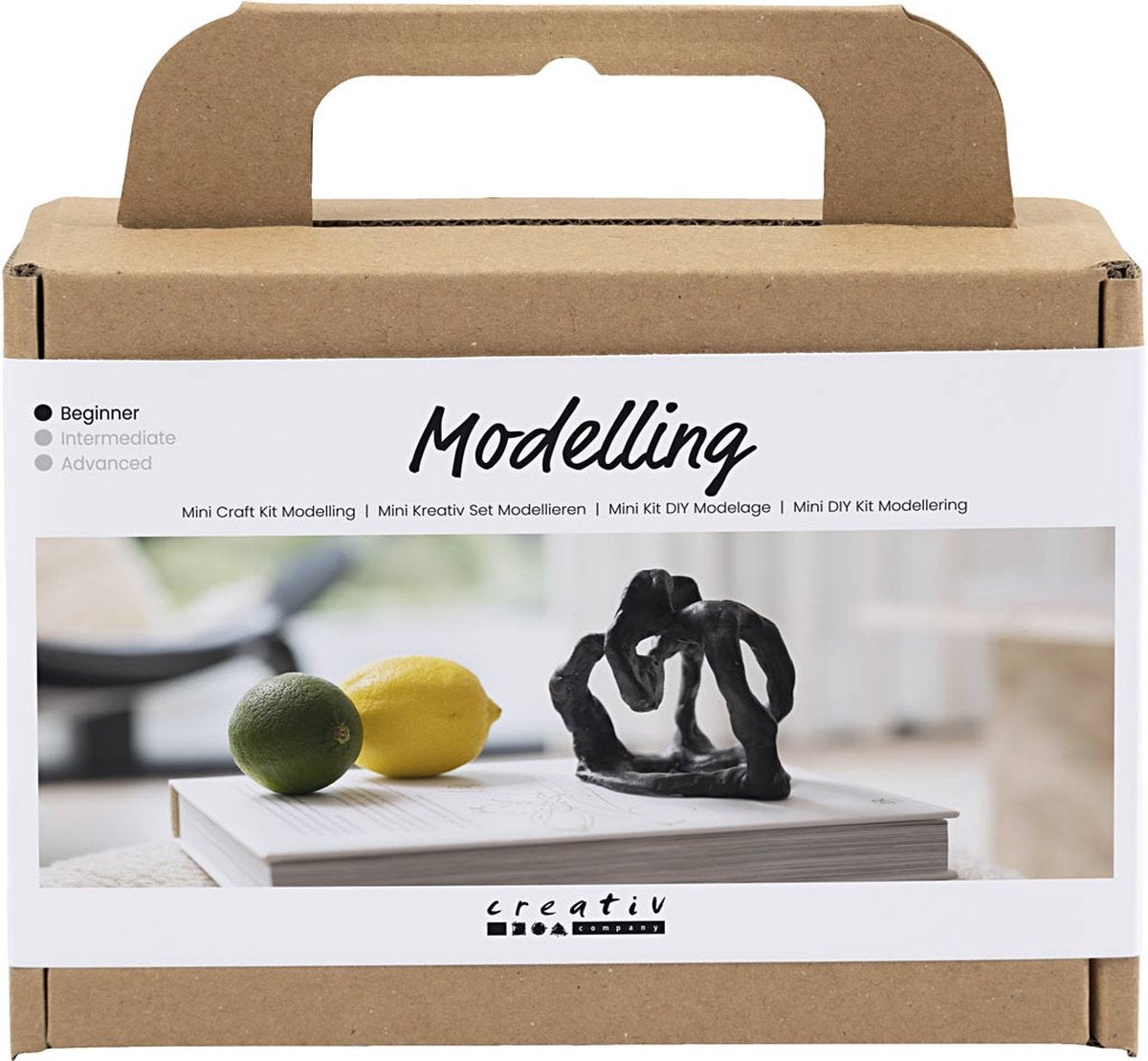 Creativ company cc mini craft kit modelling, sculpture, black, 1 pack