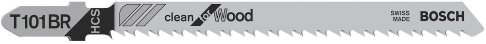 Bosch - decoupeerzaagblad t 101 br clean for wood - 25 stuks