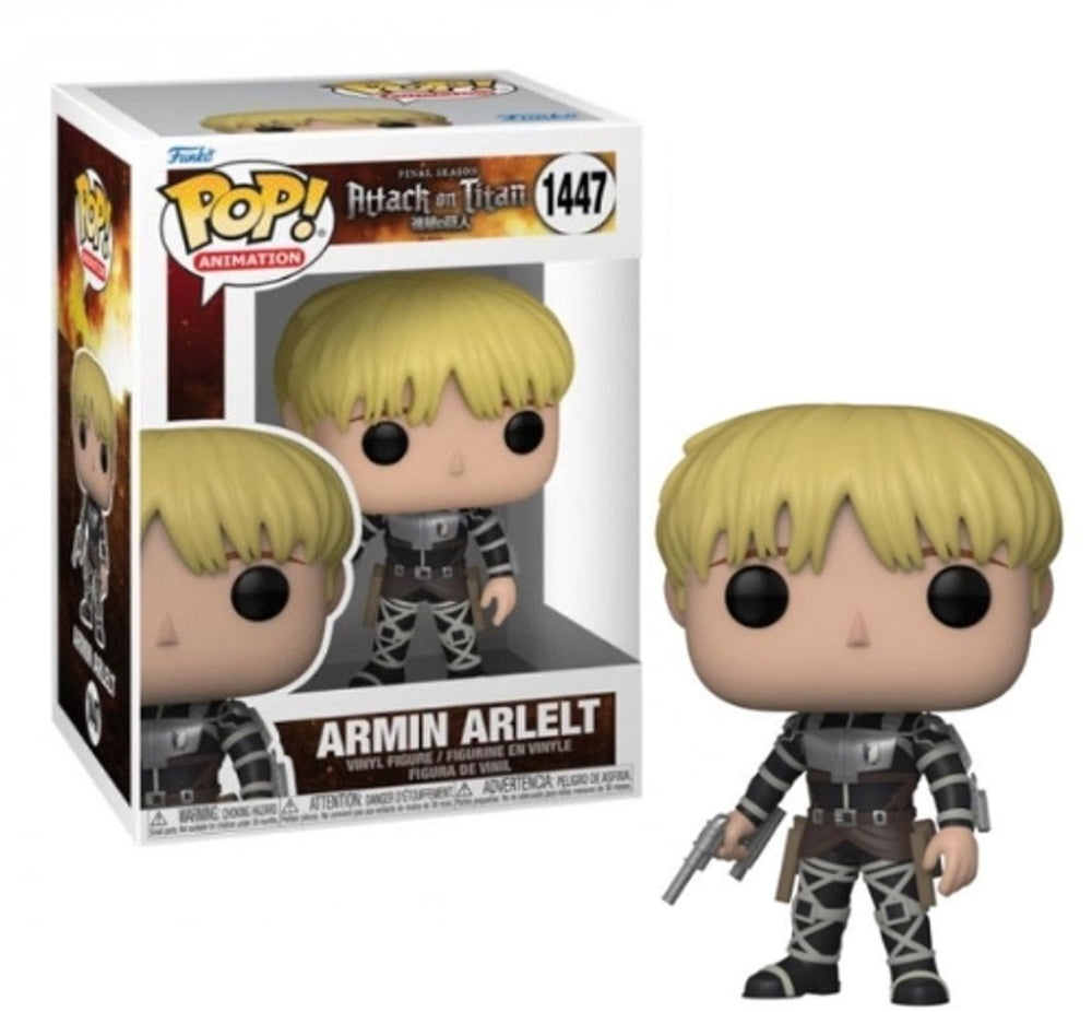 Funko pop animation: attack on titan - armin arlelt - pop #1447