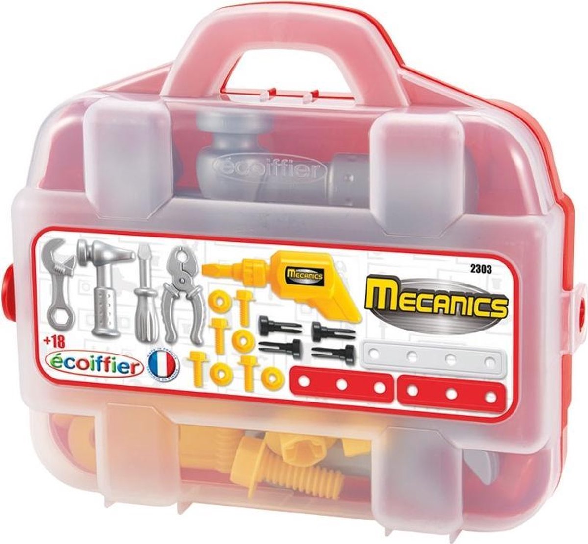 Ecoiffier mechanica gereedschapskoffer