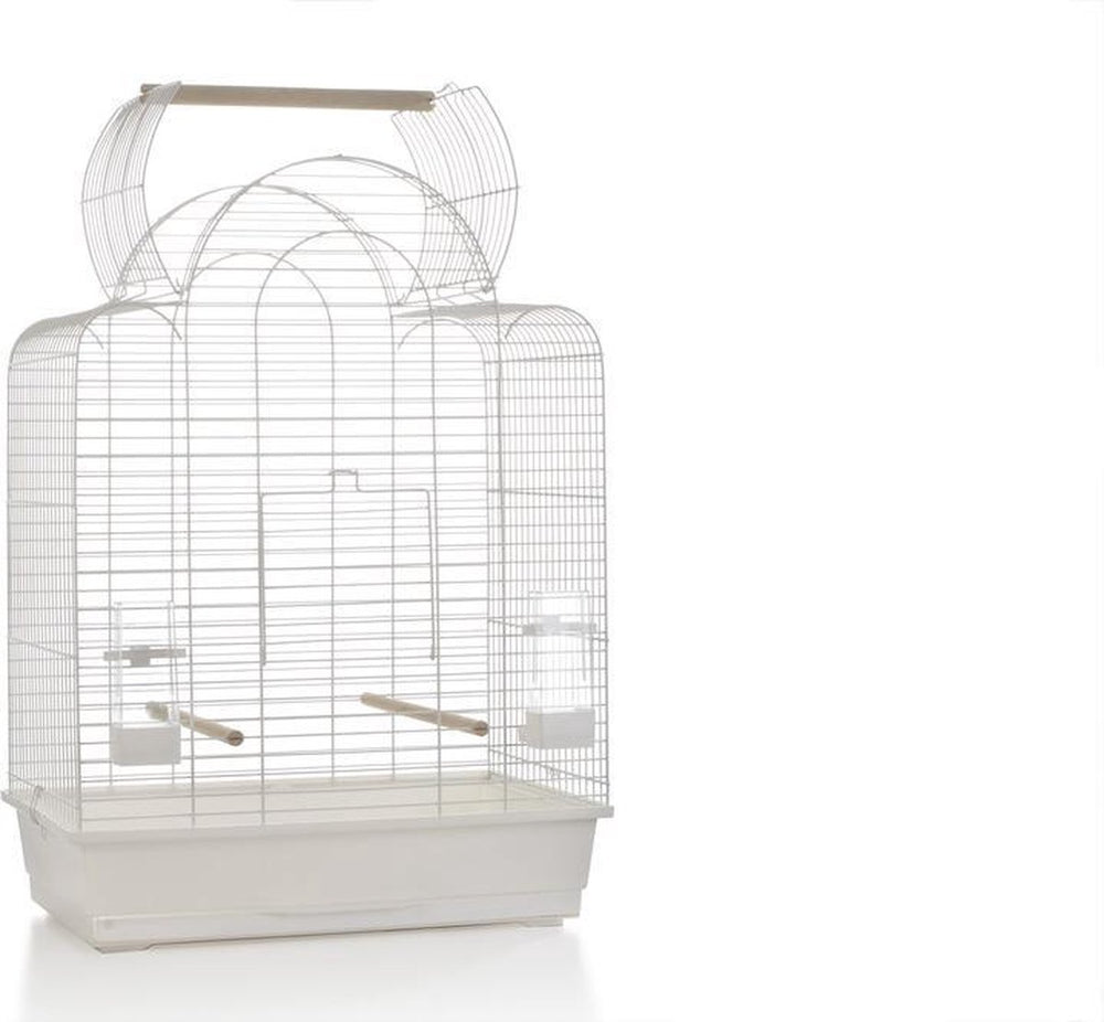 Beeztees sonia open - vogelkooi - wit - groot - 54x34x74 cm