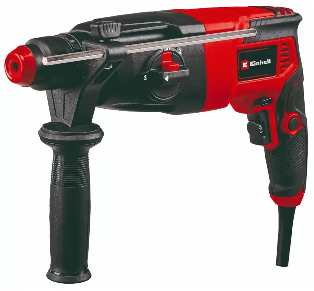 Einhell elektrische boorhamer tc-rh 620 4f - 620 w - aantal slagen 5.200 min - 2,2 j - sds-plus - pneumatisch slagwerk - 4-functies: boren hamerboren beitelen met of zonder beitelslot - incl. transport- opbergkoffer