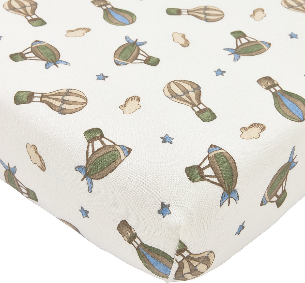 Meyco baby air balloons hoeslaken wieg - multicolour - 40x80 90cm
