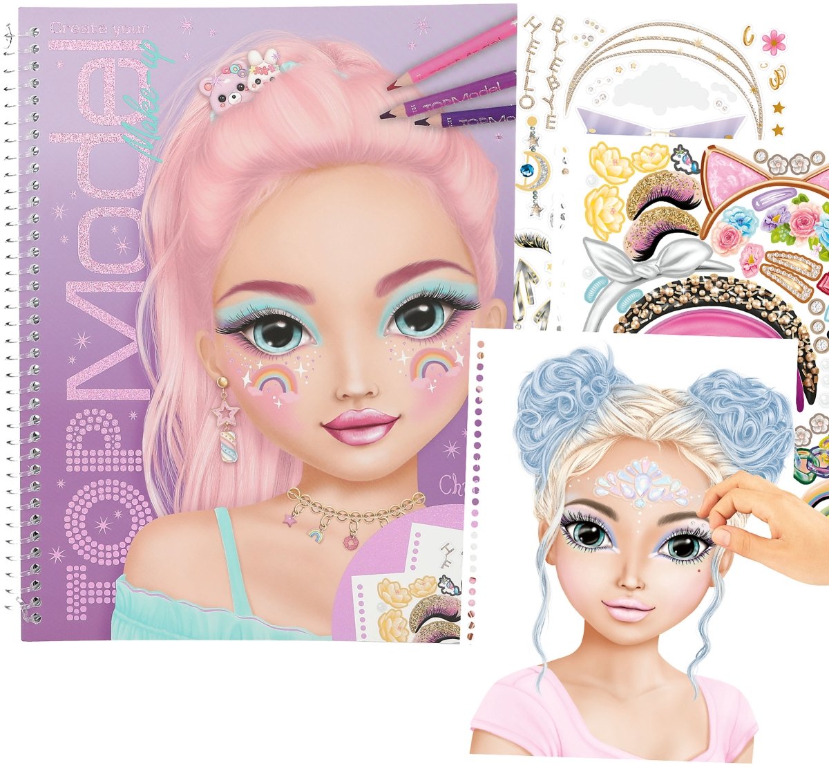 Topmodel make up kleurboek