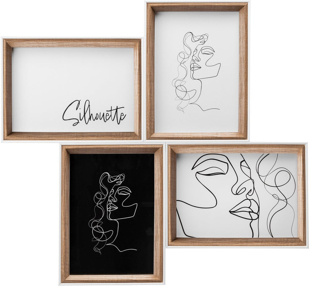 Walther silhouette - houten lijst galerij - fotoformaat 4x13x18 cm - beuken