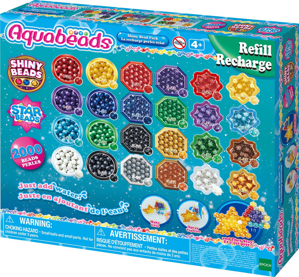 Epoch aquabeads 31995 navulling glans parelpakket