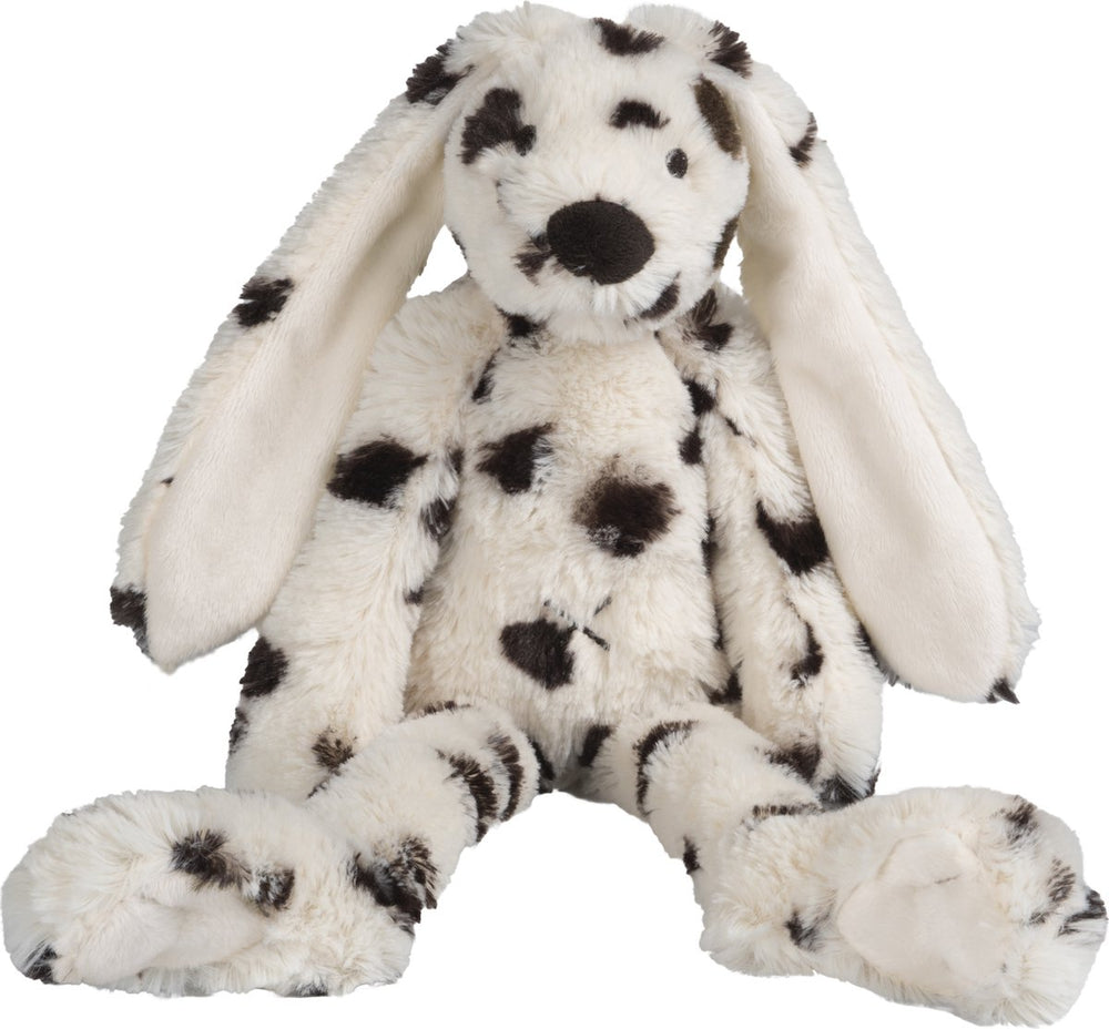 Happy horse konijn richie knuffel 28cm - special (wit zwart) - baby knuffel