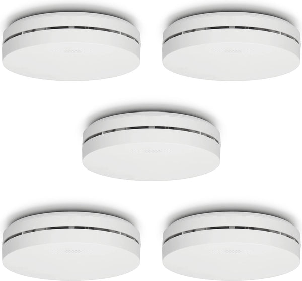 Alecto sa300 5-pack rookmelder - 10 jaar batterij - voldoet aan europese norm en14604 - 5 stuks